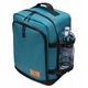 Rucsac Bagaj Mana Ferocity, 40x30x20cm, 24L, Verde-Portocaliu, Poliester Impermeabil, Usor, Spate Intarit, Conform Wizzair, Produs Polonez