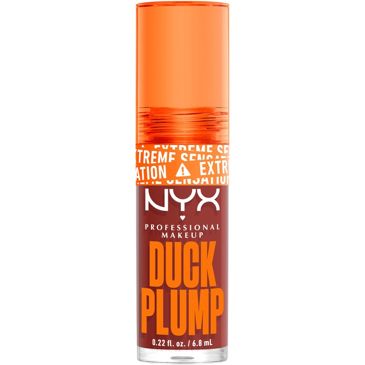 NYX , Гланц за устни PM Duck Plump, 7 мл, Brick of time