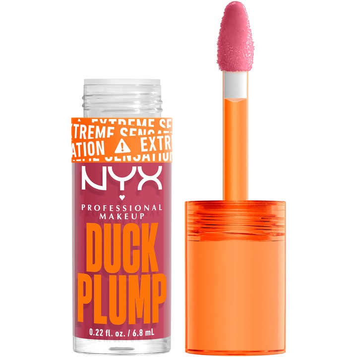 Luciu de buze NYX PM Duck Plump 09 Strike a Rose, 7 ml