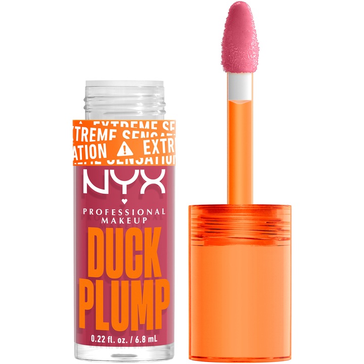 Гланц за устни NYX PM Duck Plump 09 Strike a Rose, 7 мл