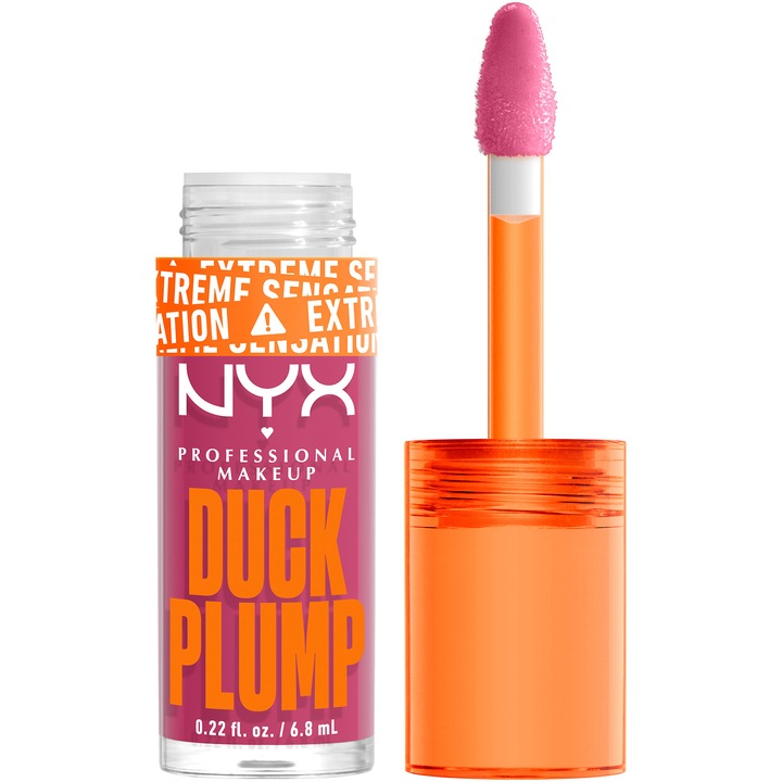 Luciu de buze NYX PM Duck Plump, 7 ml, Pick me pink