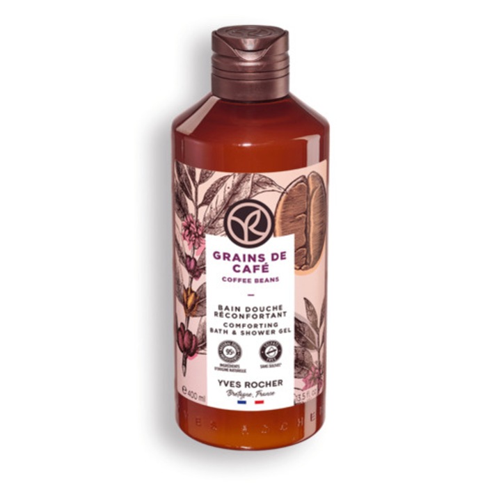 Gel de dus Bob de Cafea, Yves Rocher, 400 ml