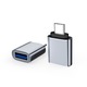 Адаптер USB 3.0 OTG -Type-C, Wieysdoo, сив