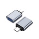 Адаптер USB 3.0 OTG -Type-C, Wieysdoo, сив