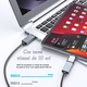 Адаптер USB 3.0 OTG -Type-C, Wieysdoo, сив