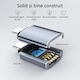 Адаптер USB 3.0 OTG -Type-C, Wieysdoo, сив