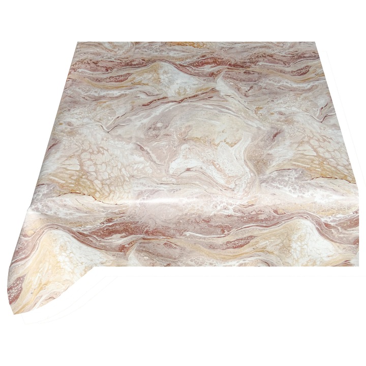 Fata de masa tip musama Natalia, 100x140 cm, impermeabila, imitatie piatra naturala, NS12