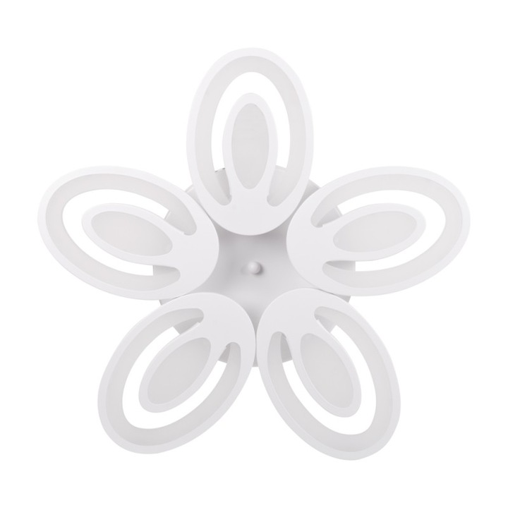 Plafoniera Petal LED 80W 3CCT cu telecomanda, alb, Erste