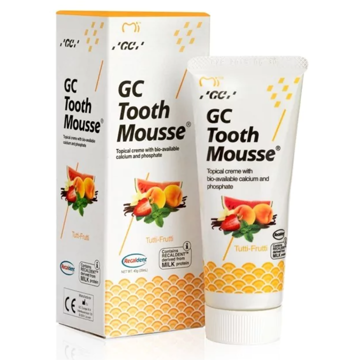 Topical GC Tooth Mousse vízbázisú krém tutti frutti ízzel, 40 g