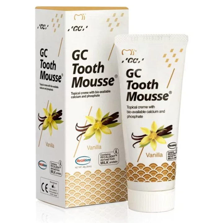 GC Tooth Mousse vízbázisú, vanília ízű helyi krém, 40 g