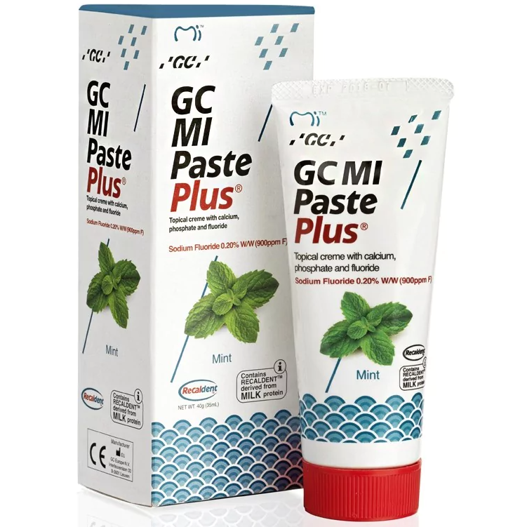 GC MI Paste Plus bote 40 gr sabor Menta - Pharmaluz