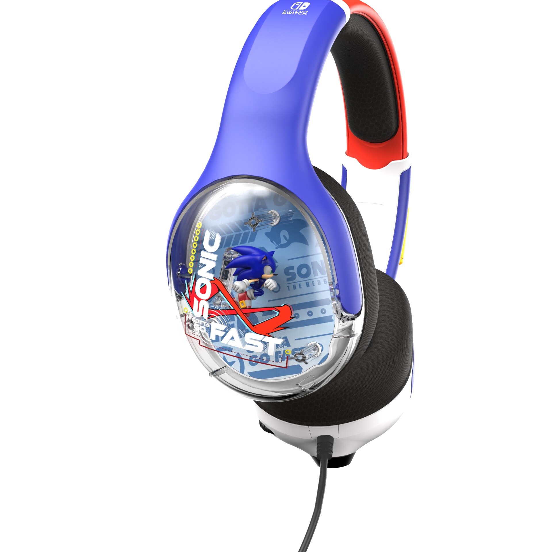 Casti Gaming cu fir, PDP REALMz, Nintendo Switch/OLED, Sonic