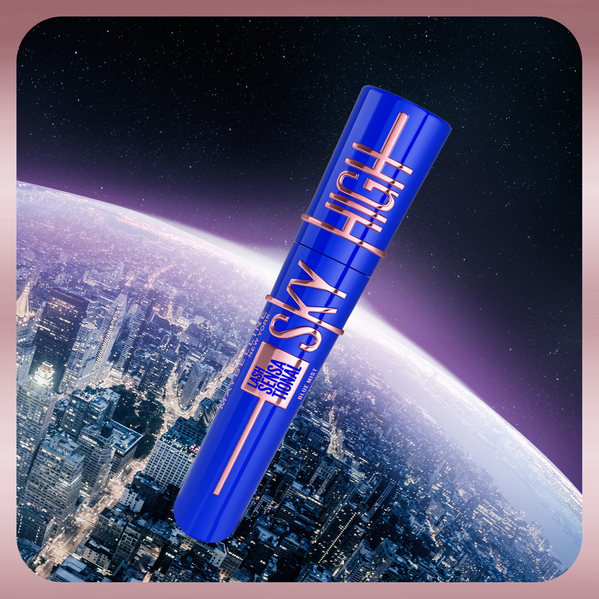 Mascara Maybelline New York Lash Sensational Sky High, Blue Mist, 7.2 ...