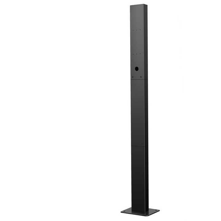 Állvány autós töltőhöz, Univerzális Fix, Fém, Fekete