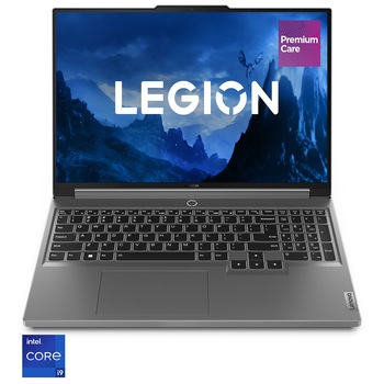 Laptop Gaming Lenovo Legion 5 16IRX9 cu procesor Intel Core i9-14900HX pana la 5.8 GHz, 16", WQXGA, 32GB, 1TB SSD, NVIDIA GeForce RTX 4070 8GB GDDR6, No OS, Luna Grey, 3y on-site, Premium Care