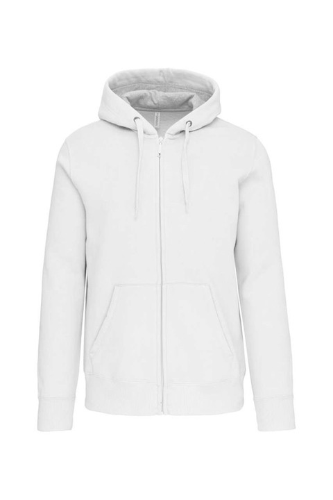 Hanorac unisex cu gluga - KA444, Alb