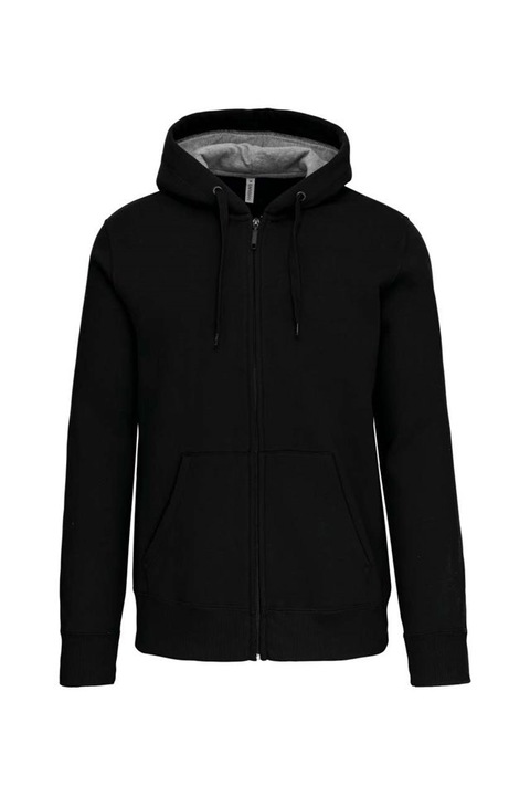 Hanorac unisex cu gluga - KA444, Negru