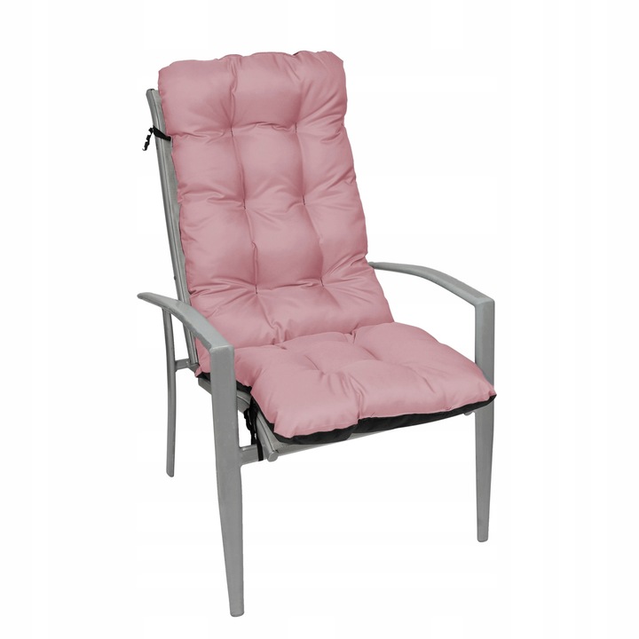 Perna pentru fotoliu Lounger, SuperKissen24, 48x48x75, roz pudra