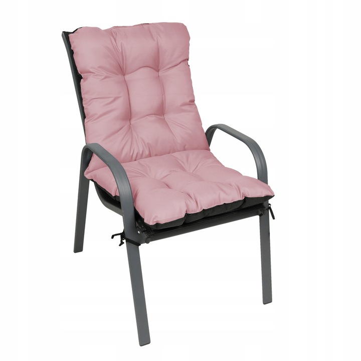 Perna pentru fotoliu Lounger, SuperKissen24, 48x48x48, roz pudra