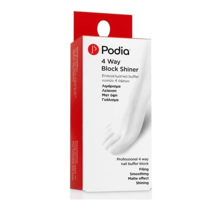 Buffer unghii Podia 4 Way Block Shiner Professional