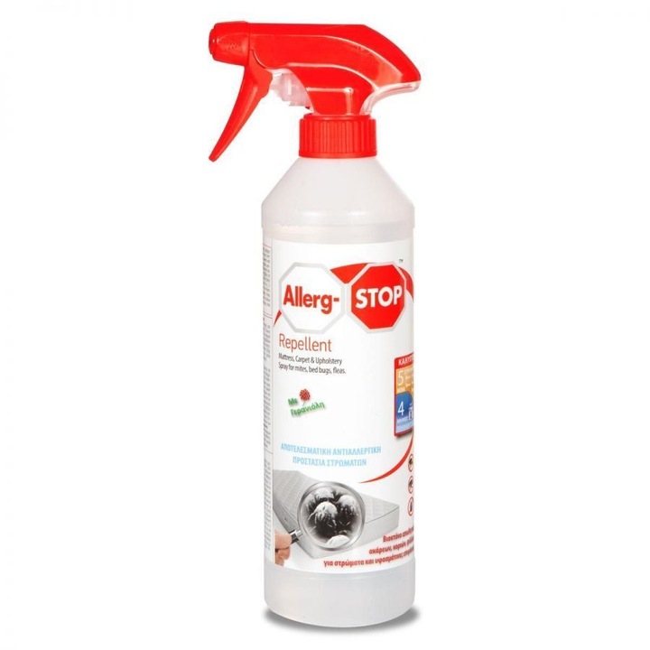 Spray repelent pentru acarieni si purici, Allerg-Stop, 500 ml
