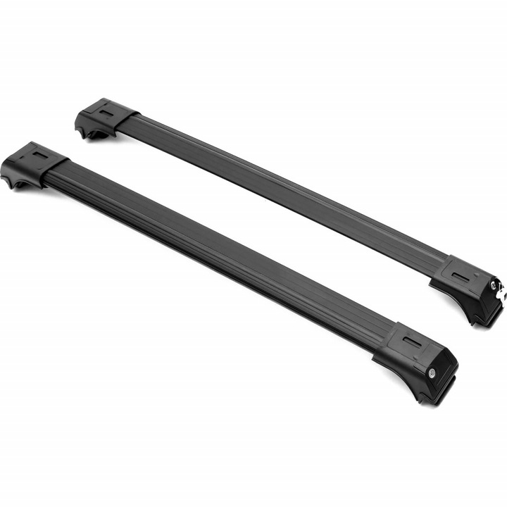 Set 2 Bare portbagaj universale, Wingbar, cu prindere pe barele longitudinale, lungime 90 CM, culoare negru