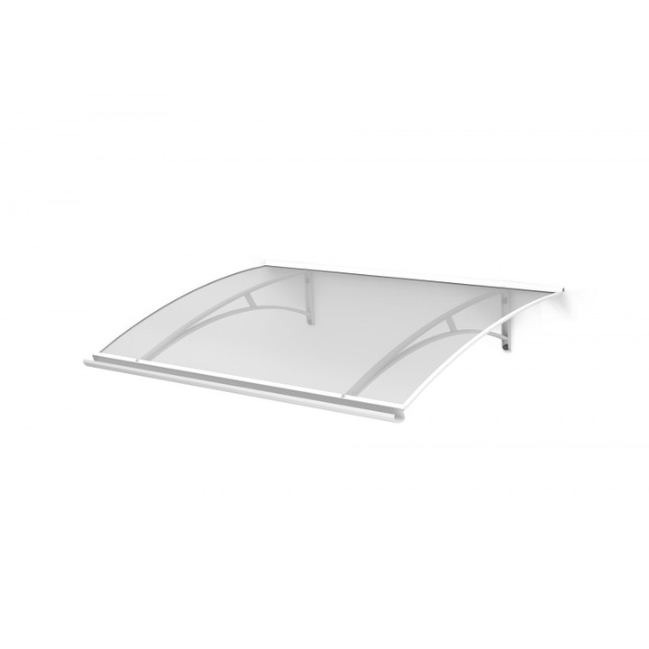 Copertina, Arctom, Aluminiu/Policarbonat, 84.5x150cm, Transparent/Alb