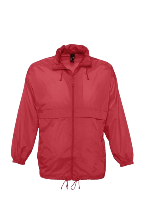 Унисекс яке Sol's Surf Windbreaker - SO32000, Червен