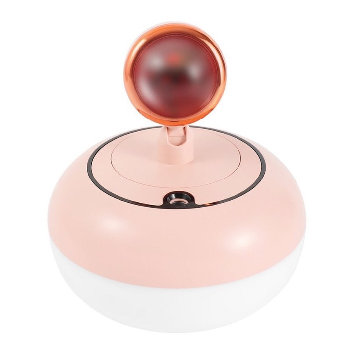 Párásító naplemente fénnyel és szakaszos permetezéssel