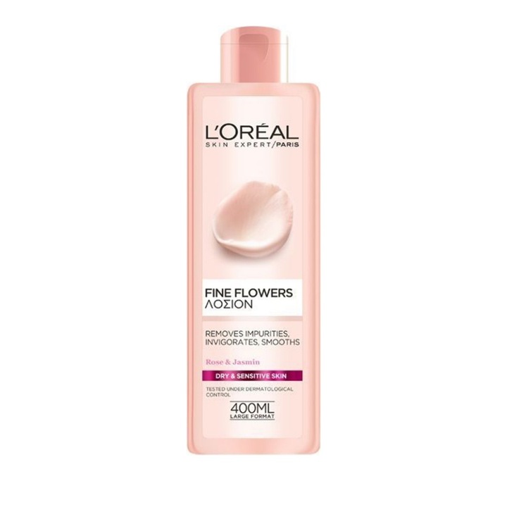 Lotiune tonica pentru piele uscata/sensibila L'Oreal Paris 400 ml