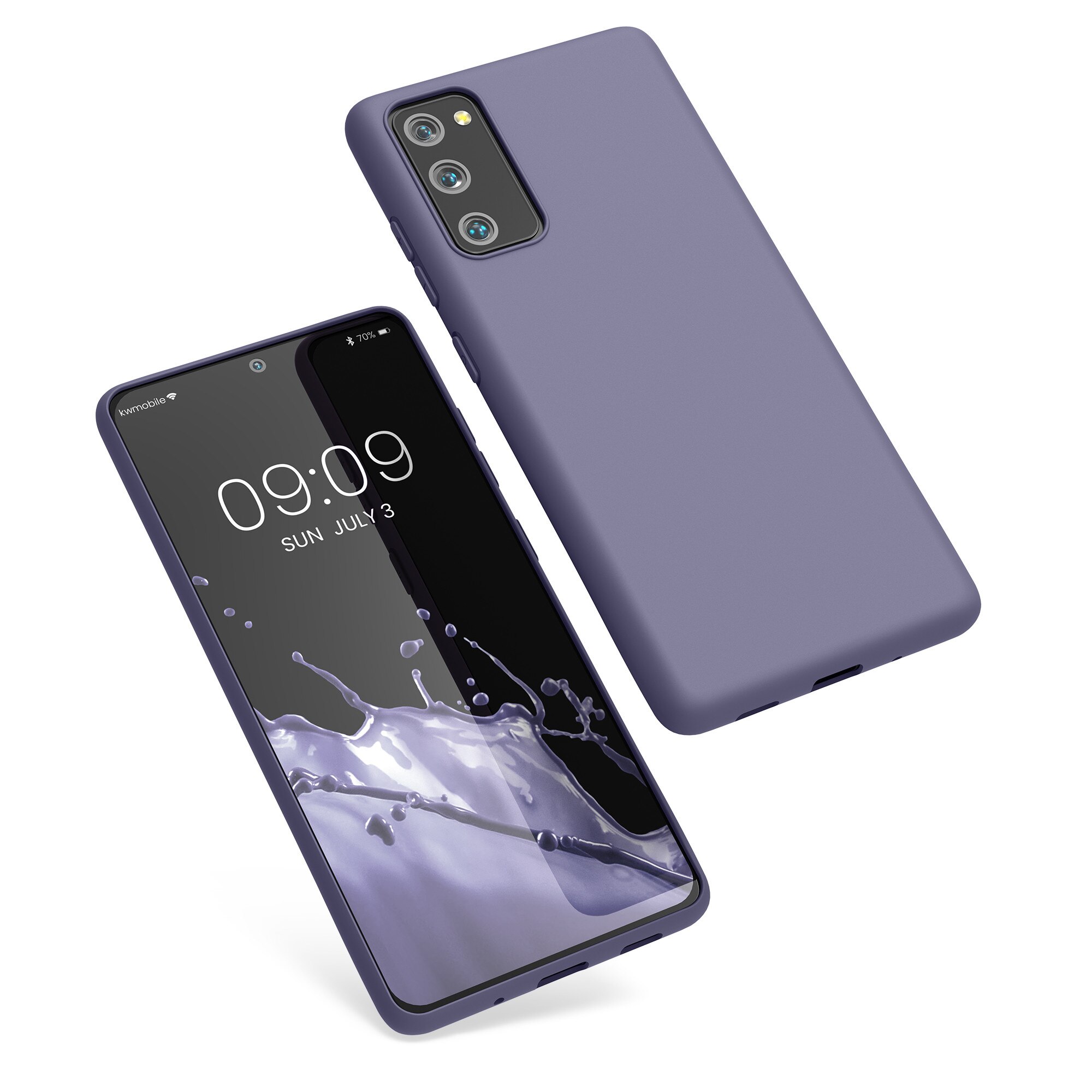Husa Kwmobile pentru Samsung Galaxy S20 FE, Mov, Silicon, 53604.244