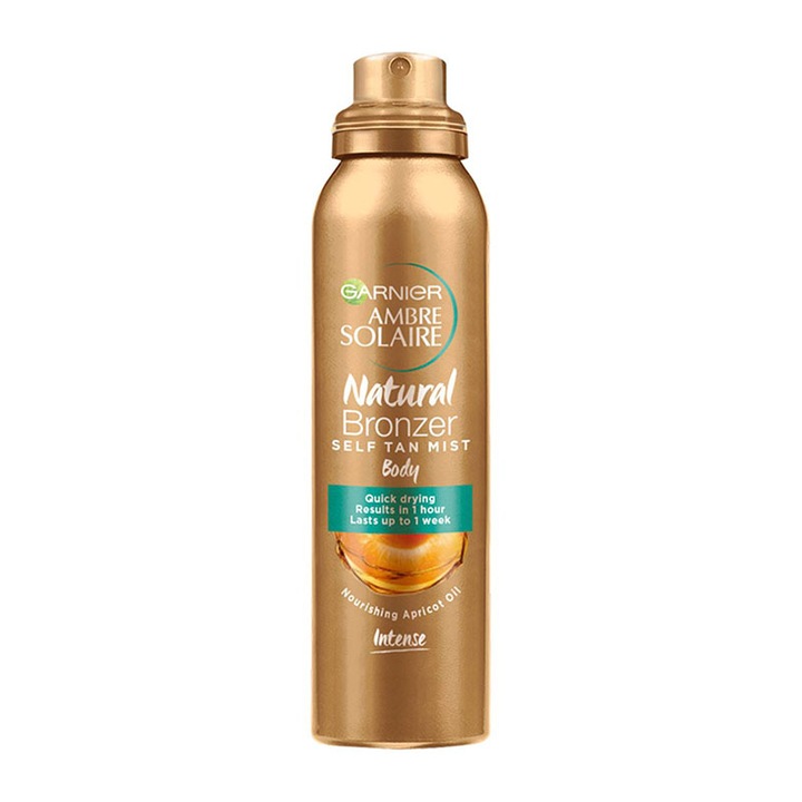 Autobronzant Garnier Ambre Solaire Natural Bronzer Mist, uscare rapida, 150ml