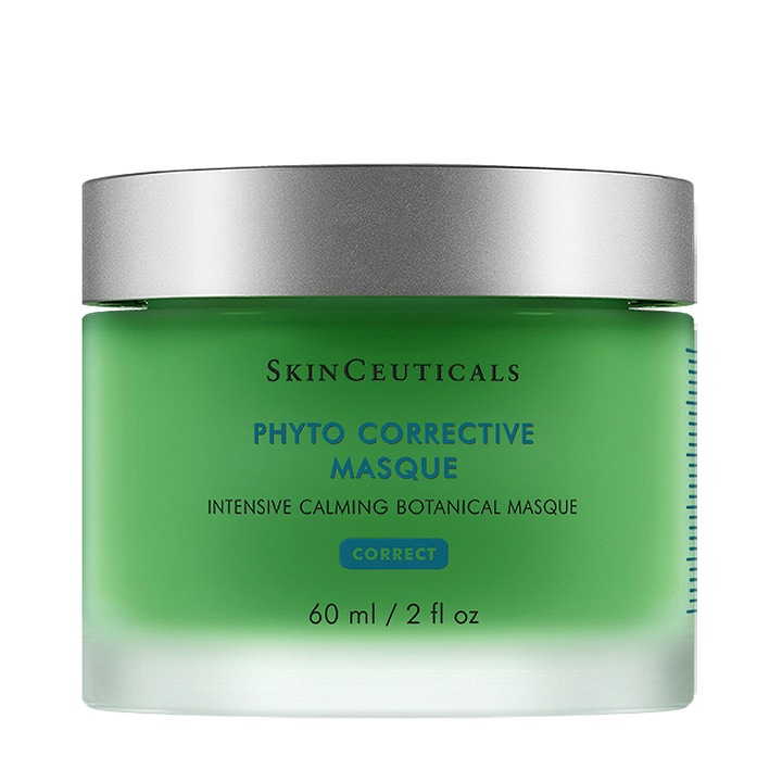 Masca de fata, SkinCeuticals, Pentru piele sensibila, Acid hialuronic, Calmanta, 60 ml, Verde