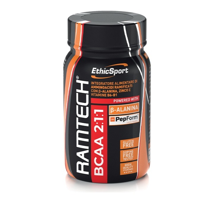 Set 120 tablete aminoacizi, Ethicsport, BCAA, 2:1:1, Multicolor