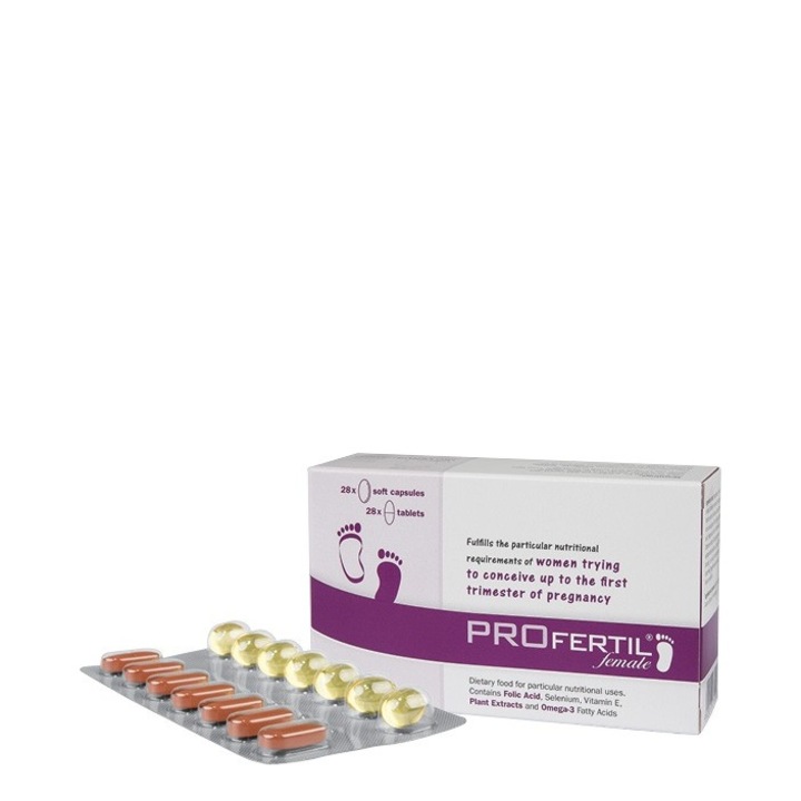 Supliment alimentar, Profertil, 28 capsule/28 tablete