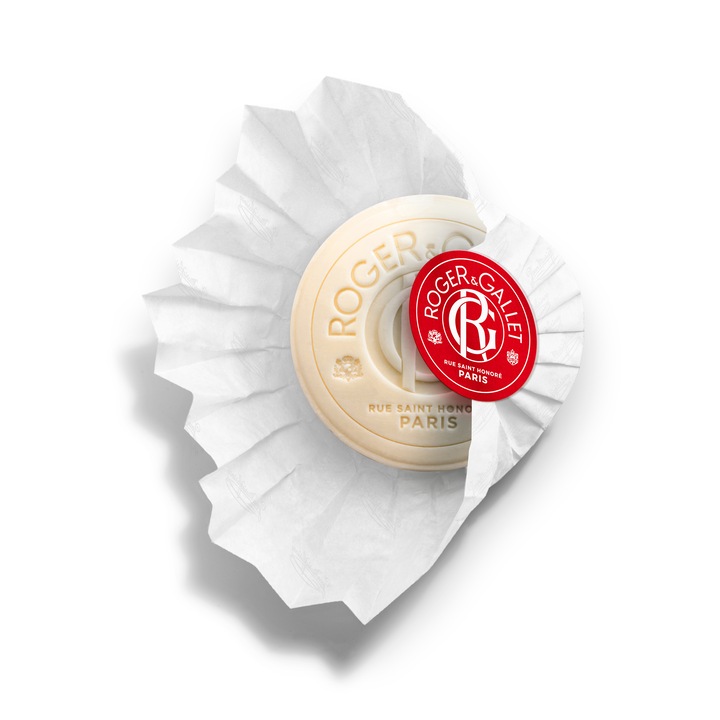 Sapun parfumat, Roger & Gallet, 100g, Alb/Rosu