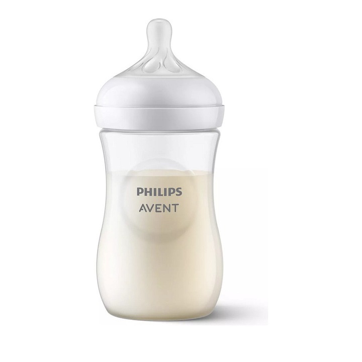 Шише Natural Response, Philips-Avent, Пластмаса, 1+ месеца, 260 мл