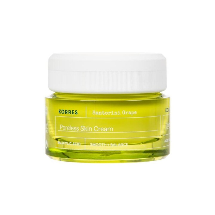 Crema-gel de fata, Korres, Pentru pori, 40 ml