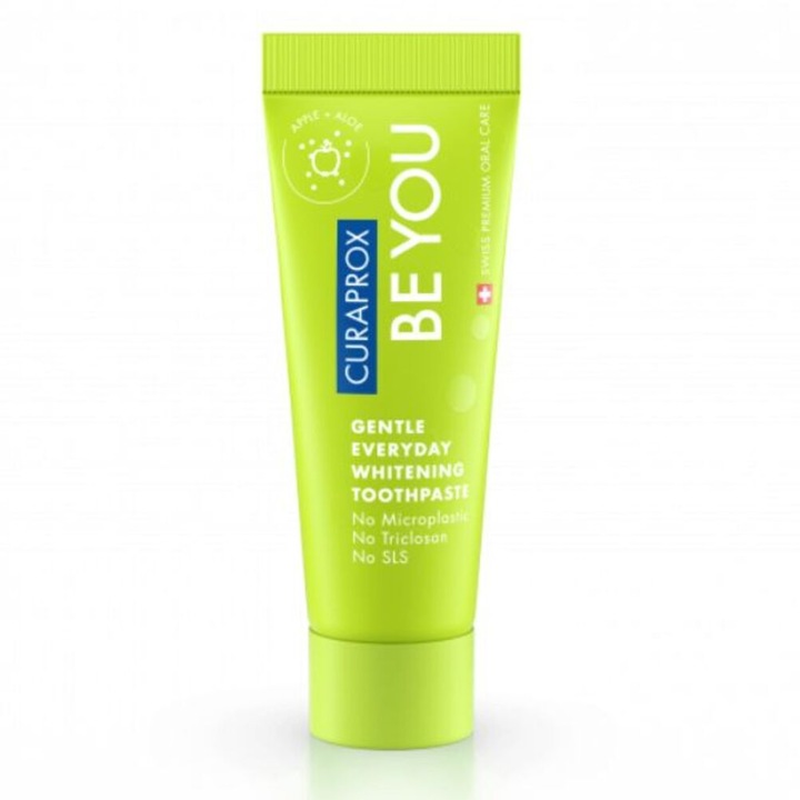Pasta de dinti cu mere si aloe vera, Curaprox, 60 ml
