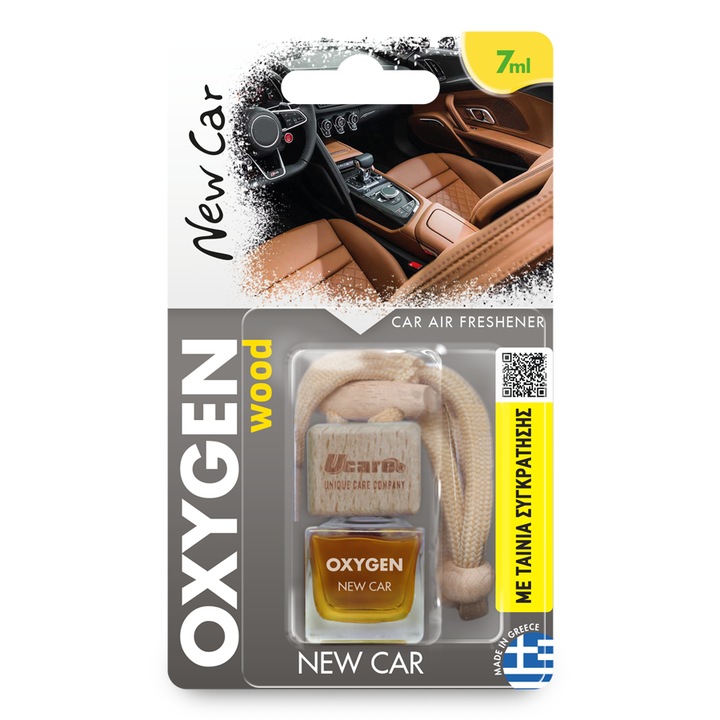 2 palackos készlet Folyékony autós légfrissítő, UCARE, Fa, 7ml, Barna