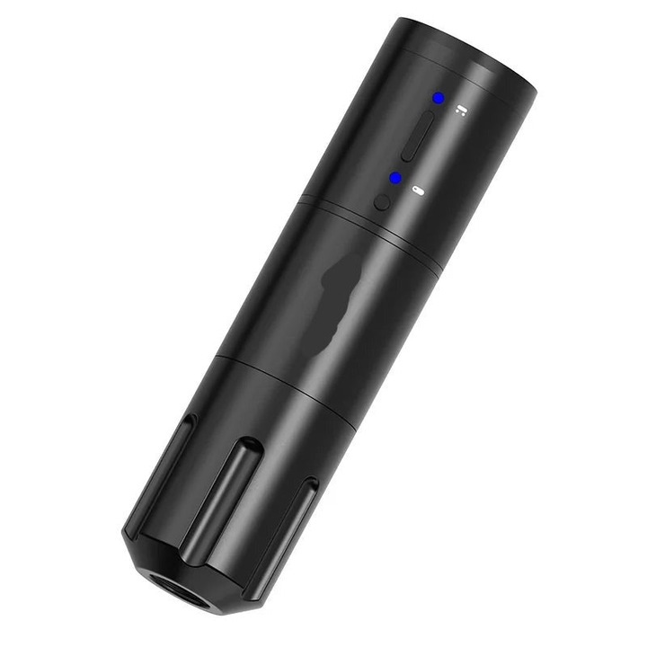 Машина за татуиране, сплав, въртяща се писалка, щепсел за ЕС, 10500 об./мин., 55 dB, черна