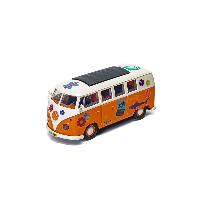 Kit de construit auto VW Camper Van Surfin QuickBuild, Lungime 19.8 cm, 6+
