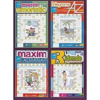 Pachet almanah Maxim, Integrame de la A la Z, magazin umoristic si ridendo - nivel mediu, Maxim