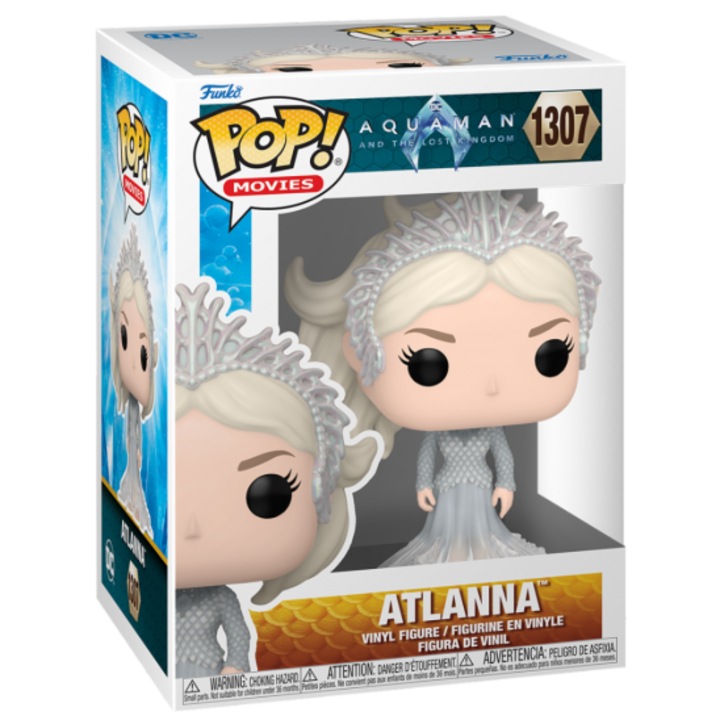 Figurina - DC - Aquaman and The Lost Kingdom - Atlanna, Alb, 9.5 cm