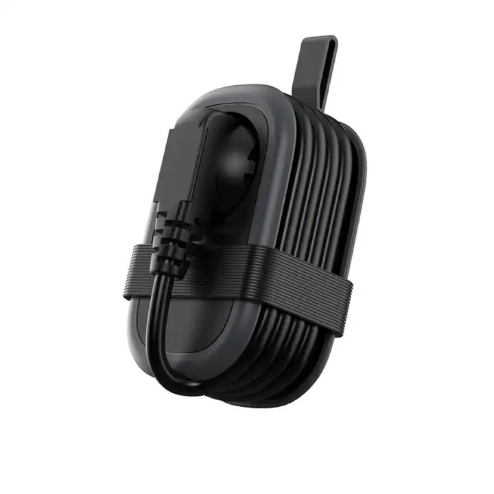 Prelungitor portabil INNOVIO®, Putere mare 4000W/16A, 1 priza AC, 2 porturi USB-A, 1 port USB-C PD20W, Protectie copii, Multiple protectii, Impamantare, Materiale ingnifuge, Ideal pentru calatorii, Cablu din cupru, Cablu 1, 13 m, Culoare Negru