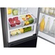Combina frigorifica Bespoke Samsung, RB34C7B5E22/EF, 344 l, No Frost, WiFi, AI Energy, Compresor Digital Inverter, Clasa E, SpaceMax, H 185.3 cm, Sticla neagra