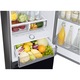 Combina frigorifica Bespoke Samsung, RB34C7B5E22/EF, 344 l, No Frost, WiFi, AI Energy, Compresor Digital Inverter, Clasa E, SpaceMax, H 185.3 cm, Sticla neagra