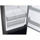 Combina frigorifica Bespoke Samsung, RB34C7B5E22/EF, 344 l, No Frost, WiFi, AI Energy, Compresor Digital Inverter, Clasa E, SpaceMax, H 185.3 cm, Sticla neagra