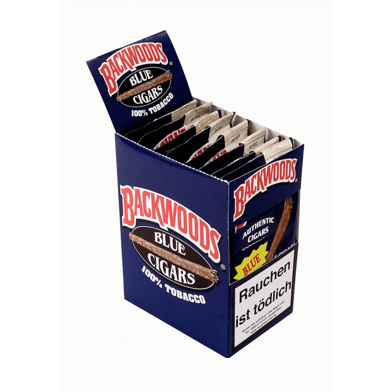 Backwoods Blue Raspberry Кутия цигари Backwoods Blue, 8 кутии, 40 цигари - eMAG.bg