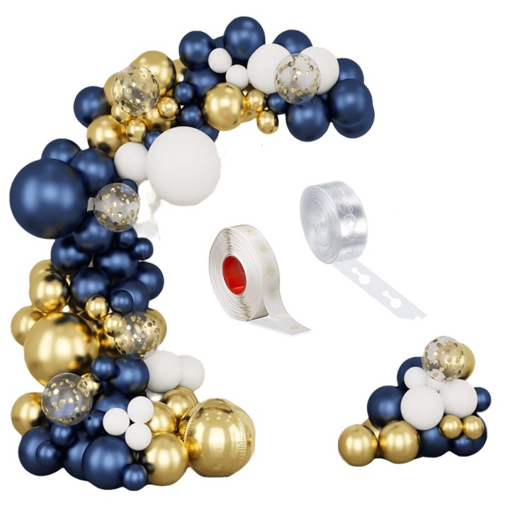 Set baloane si decoratiuni petrecere arcada, 901, 82 buc, Ropet